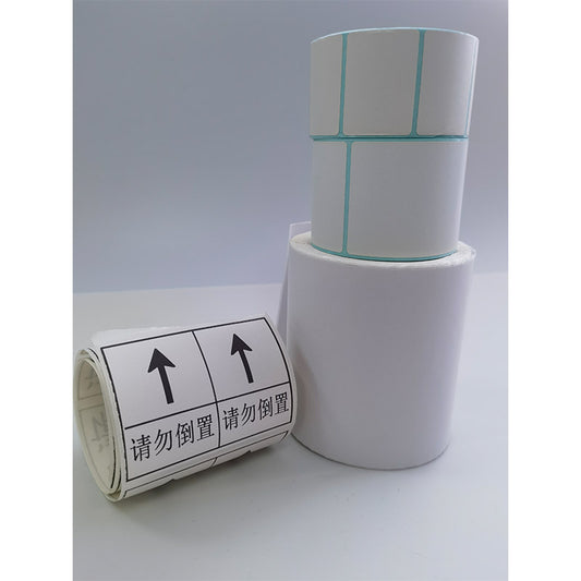 GEBOER Self-adhesive paper three heat sensitive label paper self-adhesive bar code printing Self-adhesive synthetic paper(Customized products, price consultation customer service)